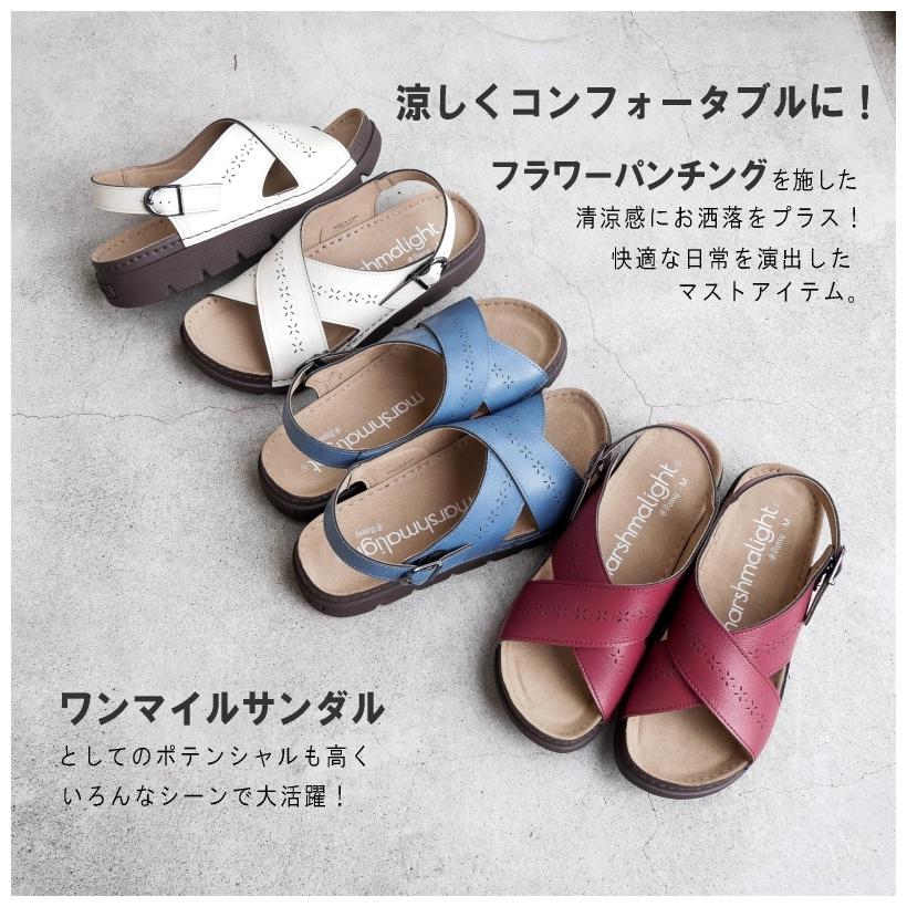 Pansy パンジー バックベルト サンダル レディース 超軽量
