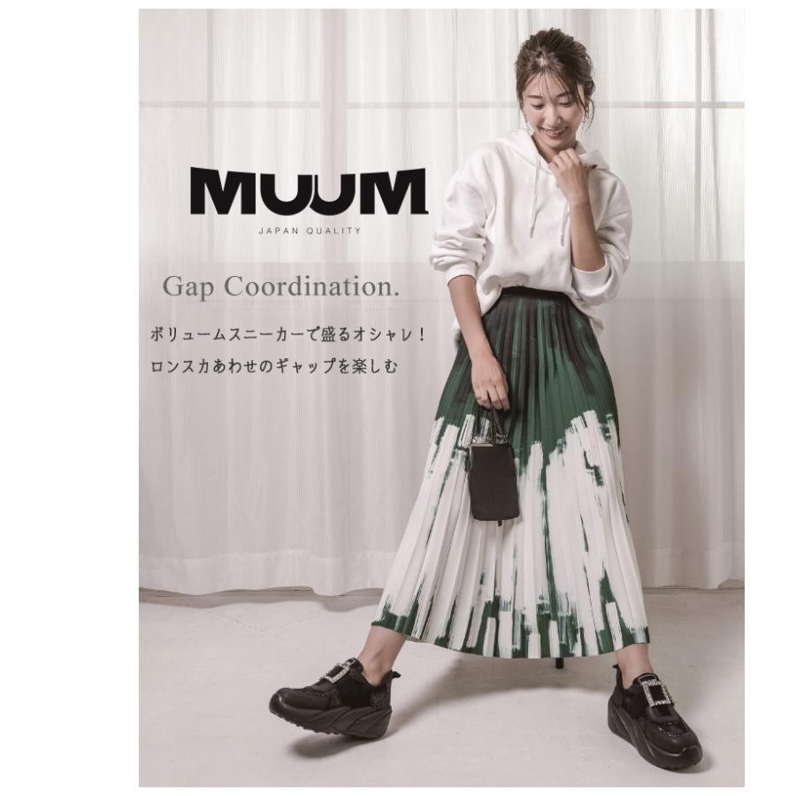 50%OFF MUUM ムーム スニーカー ミドルカット 靴 レディース
