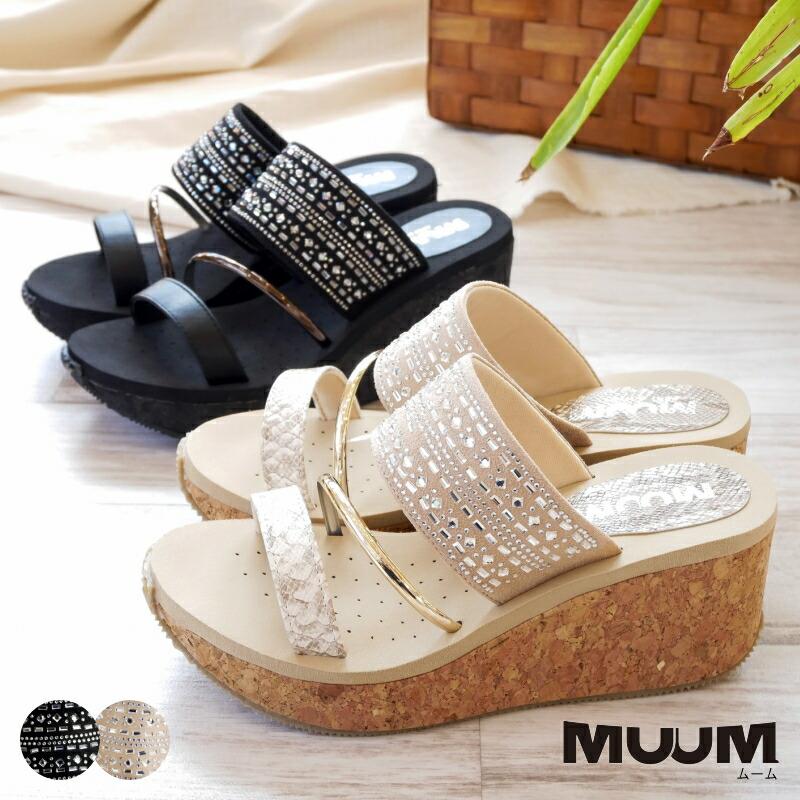 MUUM ムーム ミュールサンダル レディース 厚底 コルク MUUM ムーム ミュールサンダル レディース 厚底 コルク