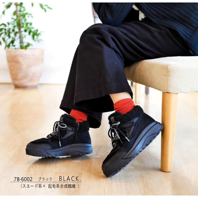 North Date ノースデイト アンクルブーツ レディース ボア フリース