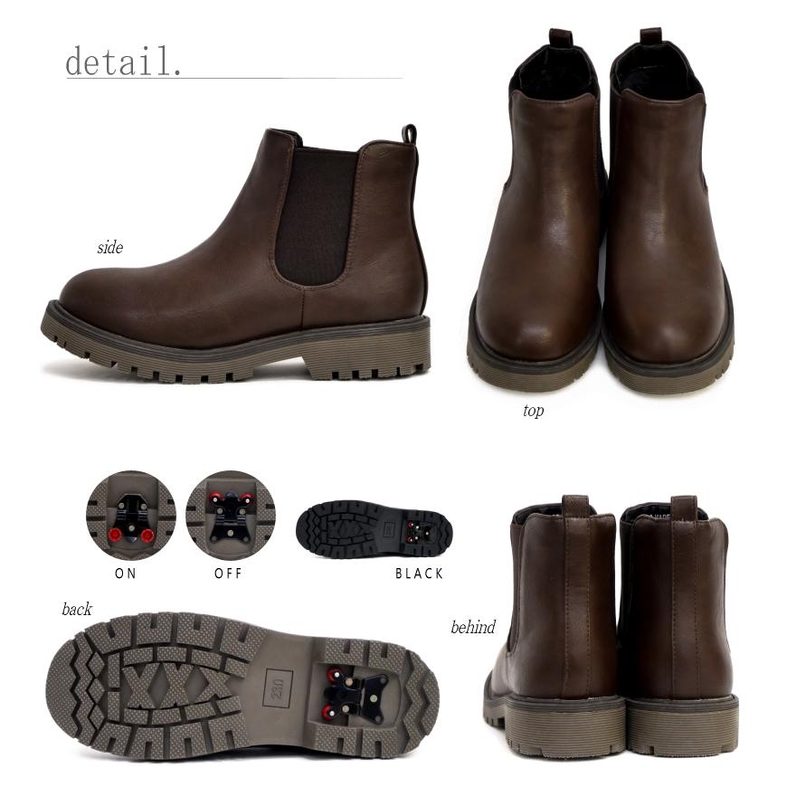 North Date ノースデイト スノーブーツ サイドゴアブーツ レディース W