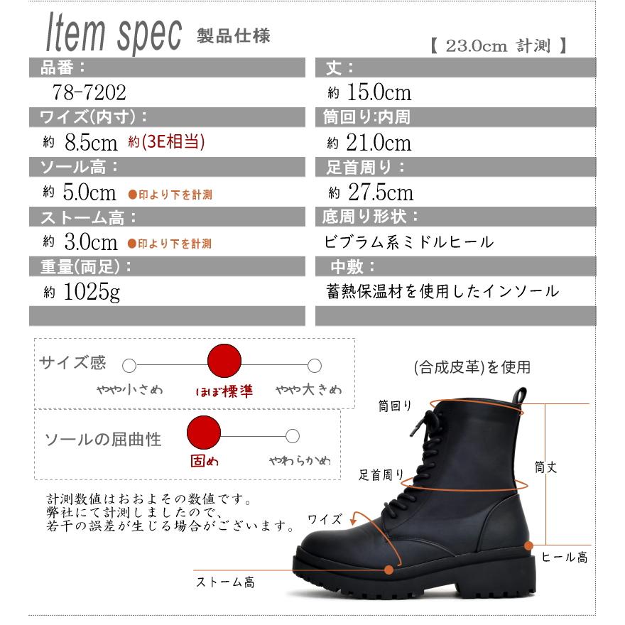 レースアップブーツ レディース 10ホール North Date ノースデート