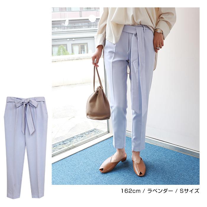 ウエストリボン テーパードパンツ ウエストゴム ボトムス センタープレス レディース マタニティ S M Lサイズ 春 夏 秋 冬 送料無料 メール便対応c H 5 And Me アンドミー 通販 Yahoo ショッピング