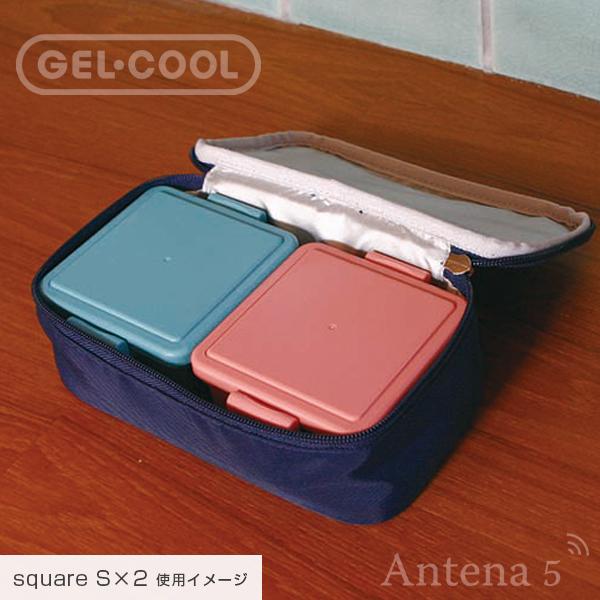 GEL-COOL FIT スクエア保冷ケース ランチバッグ 弁当袋 三好製作所 お弁当箱 遠足 ジェルクール 角型 ランチボックス ケース ドリップパッド｜antena5｜06