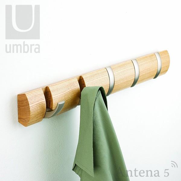 Umbra フリップフック（5） アンブラ リビング 寝室 玄関 ハンガー コートフック 収納フック｜antena5