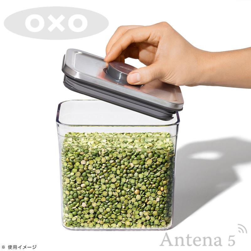 OXO（オクソー） ステンレスポップコンテナ 6ピースセット ストッカー