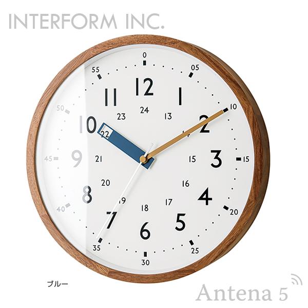 INTERFORM（インターフォルム） 掛け時計 Storuman ストゥールマン