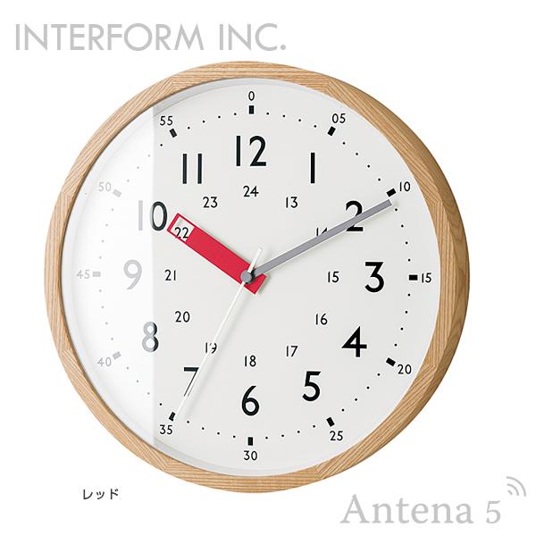 INTERFORM（インターフォルム） 掛け時計 Storuman ストゥールマン