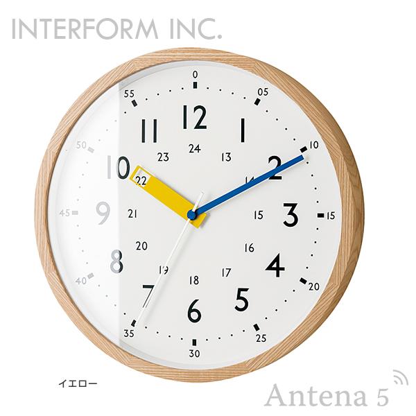 INTERFORM（インターフォルム） 掛け時計 Storuman ストゥールマン