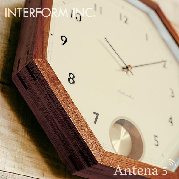 INTERFORM 掛け時計 Gorlitz ゲルリッツ クロック 振り子時計 インターフォルム 壁掛時計 ウォールクロック お祝い 北欧 モダン インテリア 書斎 風水◇