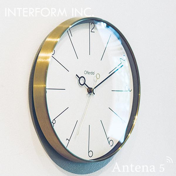 INTERFORM（インターフォルム） 掛け時計 Manon マノン クロック 壁