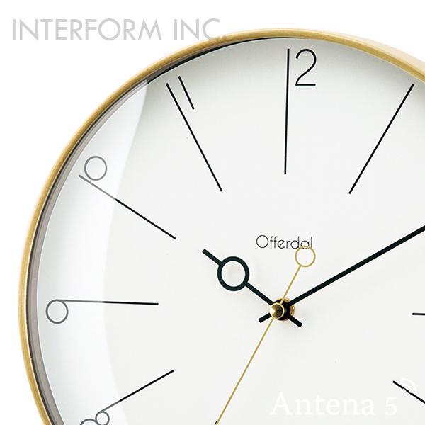 INTERFORM（インターフォルム） 掛け時計 Manon マノン クロック 壁