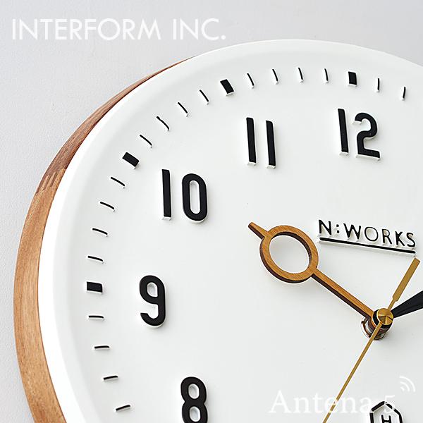 セール！美品interformインターフォルム kemppiケンピ 掛時計 INTERFORM（インターフォルム） 掛け時計 Kemppi ケンピ クロック 壁