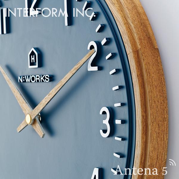 インターフォルム 掛け時計 エコル Ekolu INTERFORM 掛け時計 Ekolu エコル クロック インターフォルム 壁