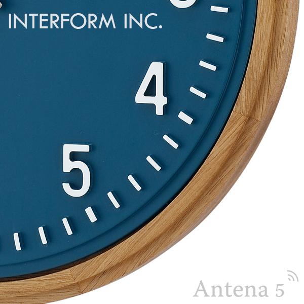 インターフォルム 掛け時計 エコル Ekolu INTERFORM 掛け時計 Ekolu エコル クロック インターフォルム 壁