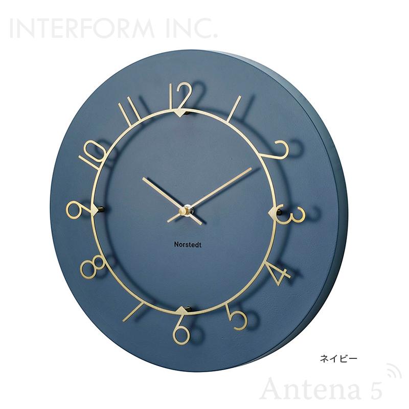 INTERFORM（インターフォルム） 掛け時計 Luu ルウ クロック 壁掛時計
