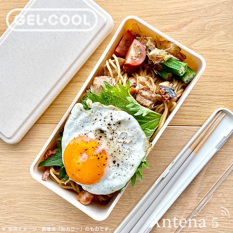 GEL-COOL Square 新Lサイズ 500ml 保冷剤一体型 ランチボックス 0101