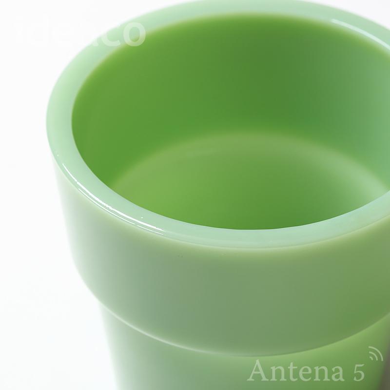 ミルクガラス　ヴィンテージ　調味料入れ　4個セット 楽天市場】『 Milk Glass Planter Pot4 』 ideaco 4号鉢 直径