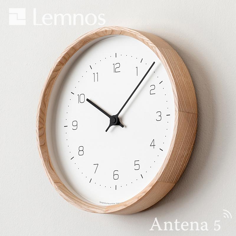 Lemnos NEUT wall clock ニュート ウォール クロック KK22-09 タカタレムノス 壁掛け時計 壁時計 北欧 ホワイトアッシュ材｜antena5｜02
