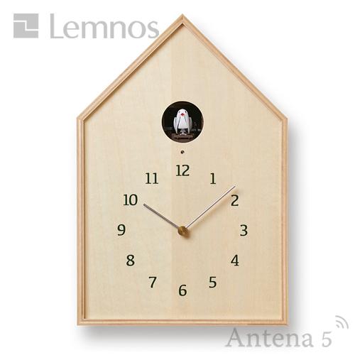 レムノス カッコー時計 鳩時計 NY16-12 WH Lemnos Lemnos（レムノス） Lemnos Birdhouse Clock カッコー時計 掛け時計