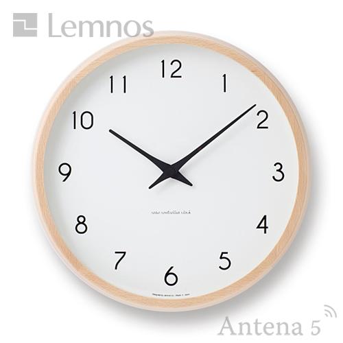 定価13200円 新品 レムノス Campagne PC10-24W 電波時計 Lemnos（レムノス） Lemnos Campagne 電波時計 カンパーニュ PC10-24W