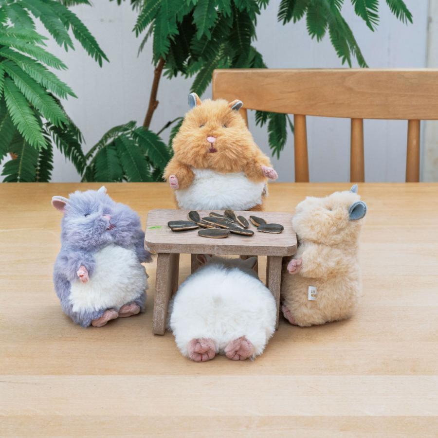 新品未開封　大人気　はむにぎり　4匹集合セット　りぶはあと　ハムスター LivHeart（りぶはあと） 【ごまきち 4匹セット】はむにぎりマスコット