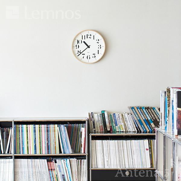 Lemnos（レムノス） Lemnos RIKI CLOCK Sサイズ 掛け時計 WR-0312S/WR