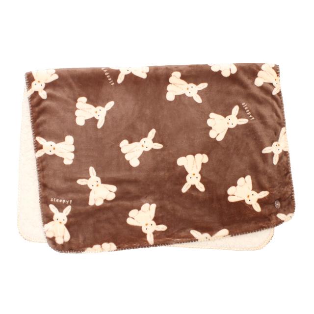 50％OFF】スワンネル3wayひざ掛け ブランケット うさぎ ラビット