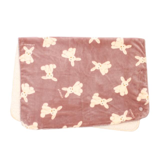 50％OFF】スワンネル3wayひざ掛け ブランケット うさぎ ラビット