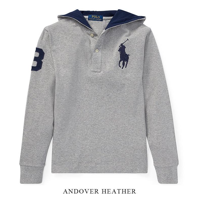 ralph lauren cotton mesh hoodie