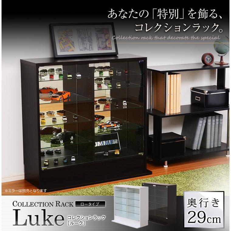 コレクションラック Luke ルーク 深型ロータイプ ロータイプ 奥行29cm 