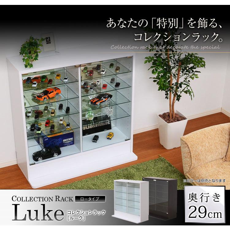 コレクションラック Luke ルーク 深型ロータイプ ロータイプ 奥行29cm 