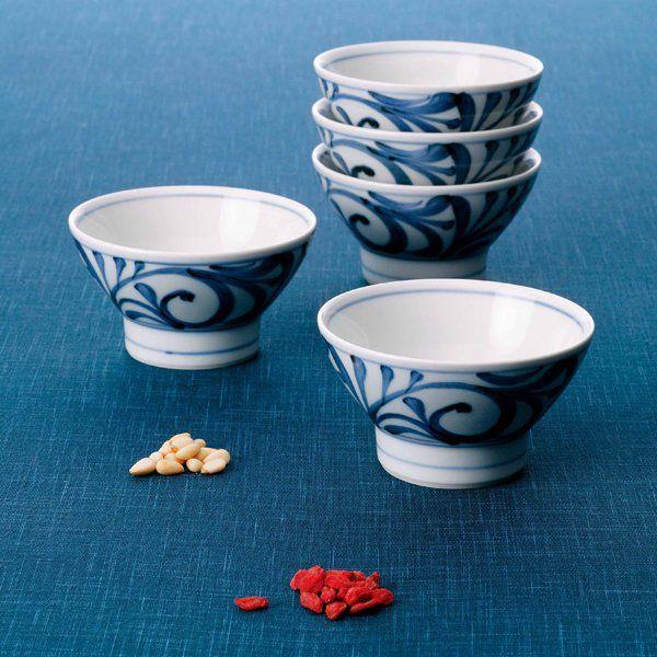 砥部焼 呉須唐草飯碗揃 : アンティナYahoo!ショッピング店 - 通販