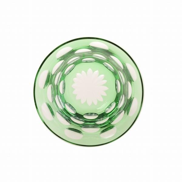 中金硝子 / ぐい呑み mizutama（透緑）の画像