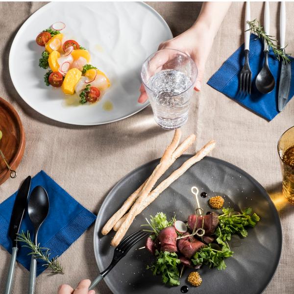 ARAS 深皿スクープカレースプーンフォークギフトセット