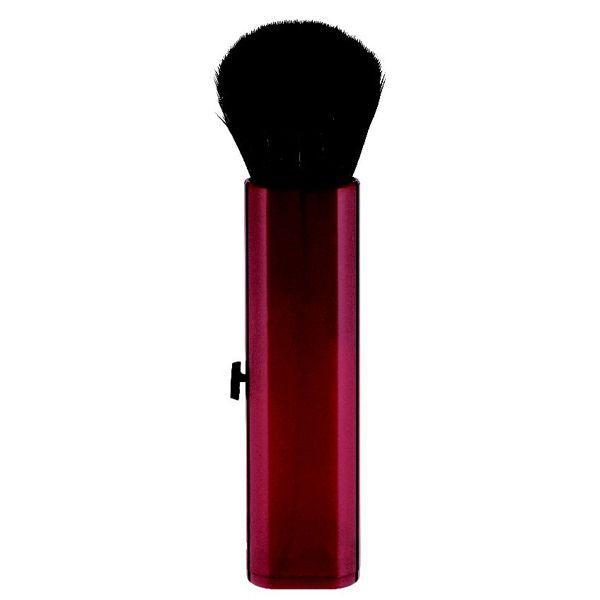 Takeda Brush 熊野化粧筆 携帯用チークブラシ(レッド) : アンティナ