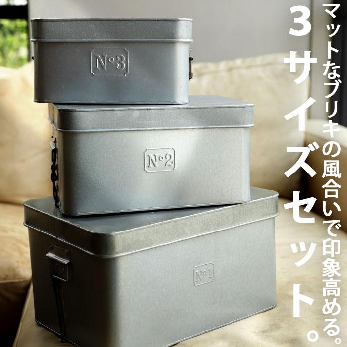 ボックス 3点セット 小物入れ おしゃれ ブリキ 収納 インテリア Ie Antiqcafe 通販 Yahoo ショッピング