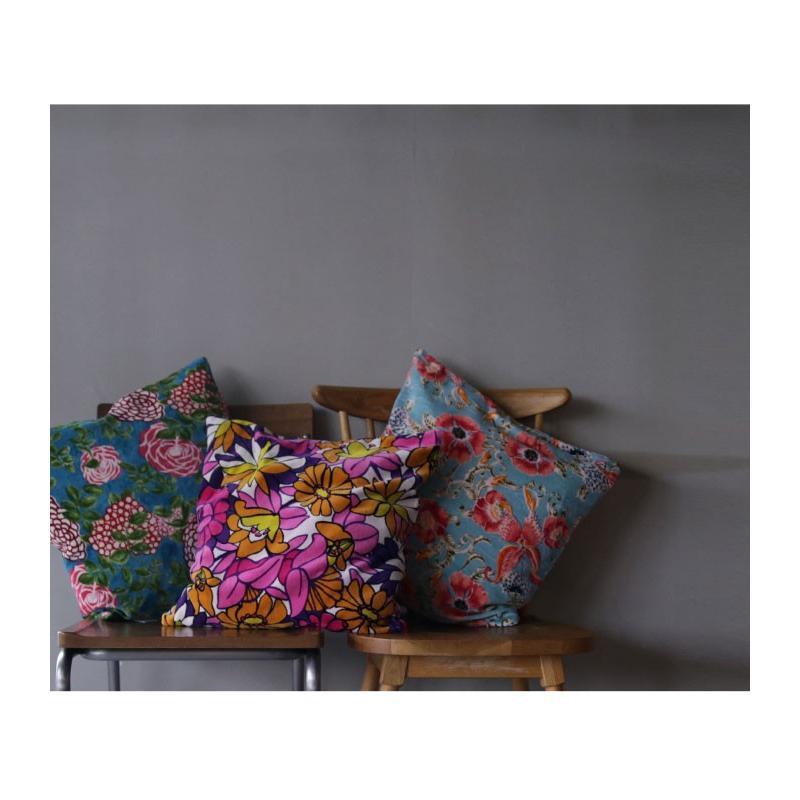 クッションカバー 46 46cm 花柄 おしゃれ アンティーク 北欧 四角形 アンティカフェ Pad Antiqcafe 通販 Yahoo ショッピング