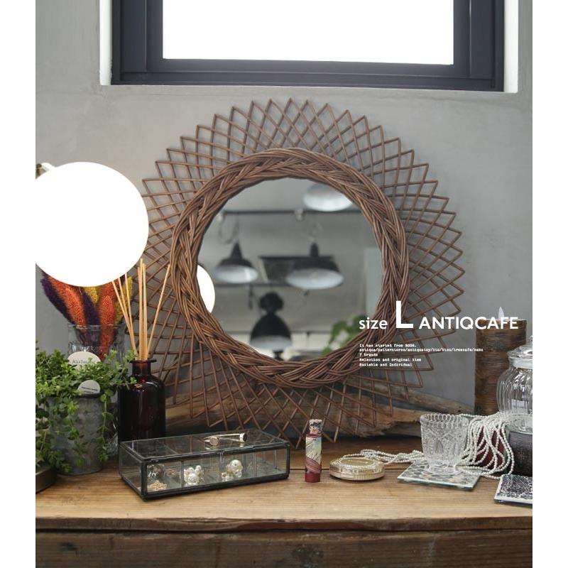 壁掛けミラー オシャレ ナチュラル カフェ Cafe モダン レトロ 北欧 お洒落 ダイニング 事務所 アトリエ ハンドメイド アンティカフェ Pos Antiqcafe 通販 Yahoo ショッピング
