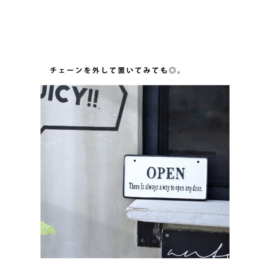 サインプレート オープン クローズ リバーシブル 看板 DIY カフェ プレゼント アンティカフェ｜antiqcafe｜08