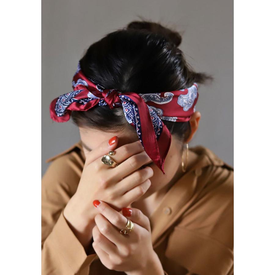 スカーフ おしゃれ バンダナ 柄 ターバン ヘアアクセ プレゼント アンティカフェ To Antiqcafe 通販 Yahoo ショッピング