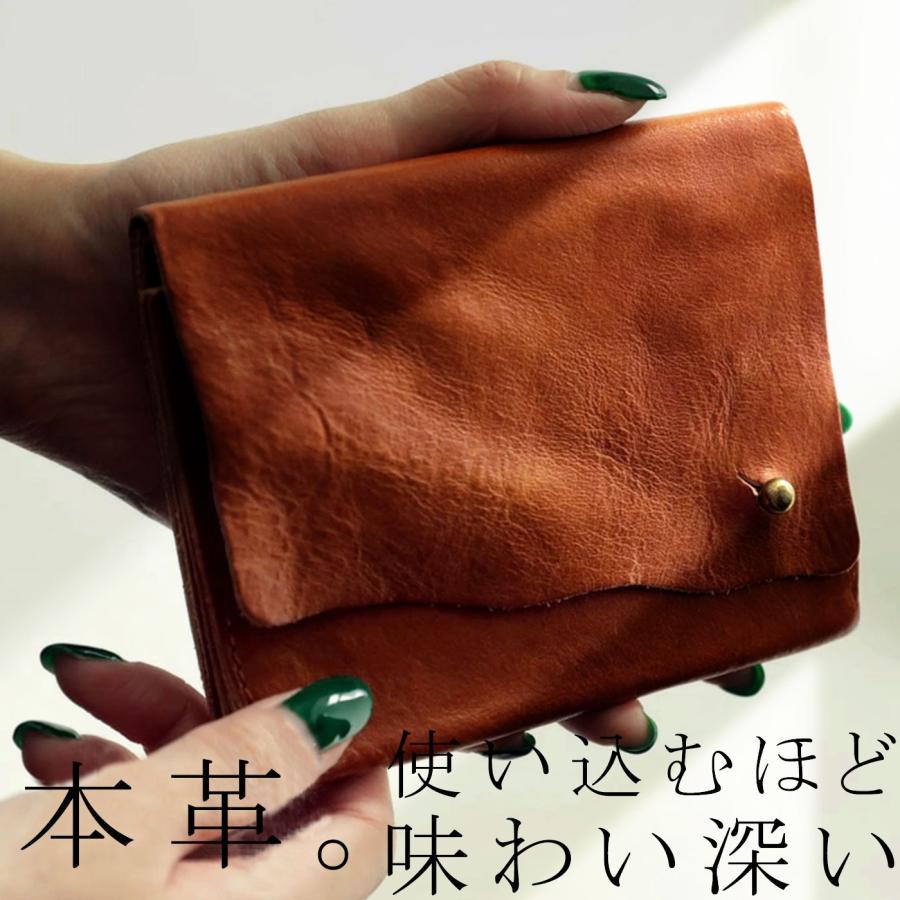 未使用アンティカ☆レザー財布 antiqua（アンティカ） 本革三つ折り財布 財布 本革 三つ折り 日本製