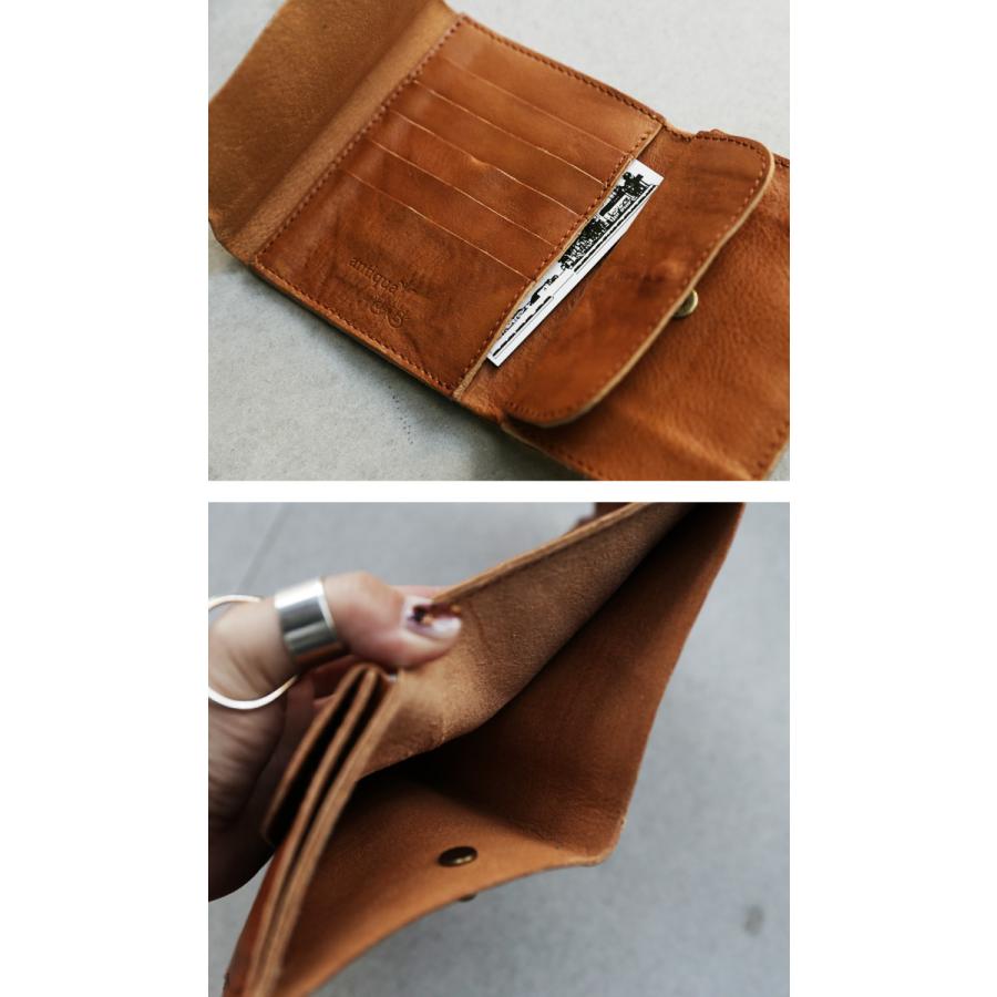 antiqua（アンティカ） 本革三つ折り財布 財布 本革 三つ折り 日本製