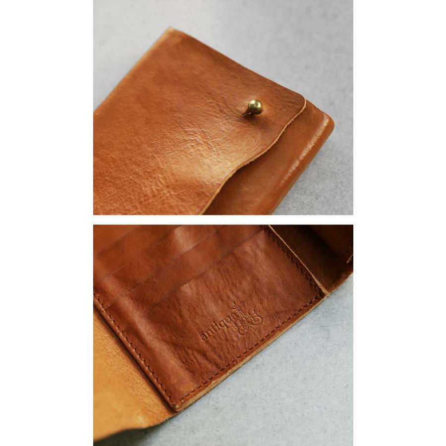 antiqua（アンティカ） 本革三つ折り財布 財布 本革 三つ折り 日本製