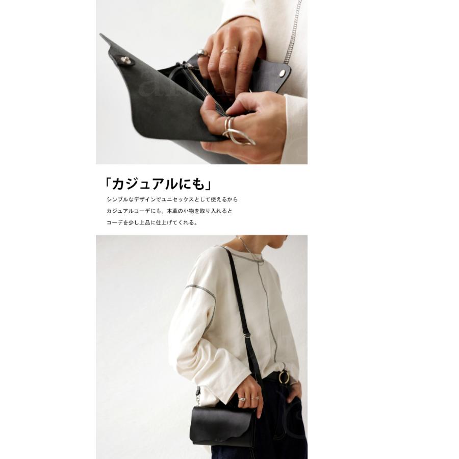 antiqua（アンティカ） 再入荷予定有!本革ショルダー財布 財布 本革