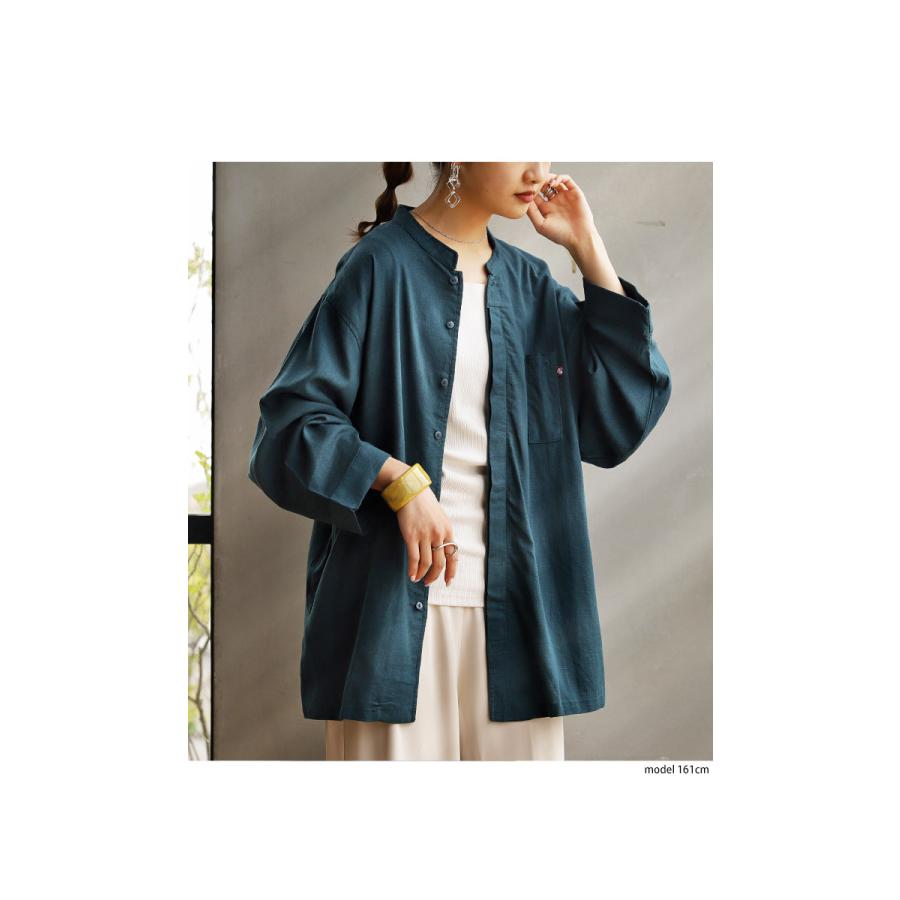 SO RA NO。 アンティカ 麻混ワイドシャツ antiqua｜アンティカのシャツ/ブラウス（リネン・麻）通販 - ZOZOTOWN