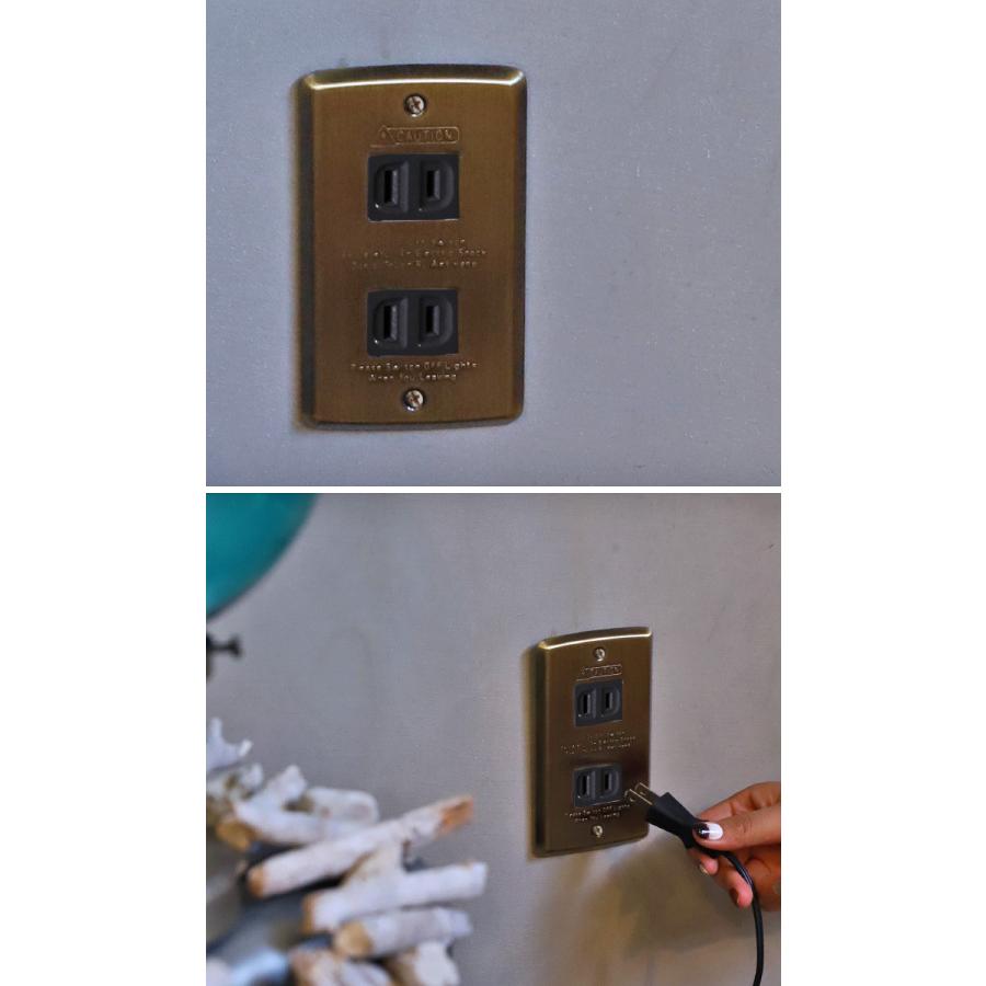 アンティーク真鍮 ゴールド スイッチ コンセント カバー プレート 2口用×5枚 楽天市場】【クーポン配布中】☆最安値挑戦☆真鍮スイッチカバー