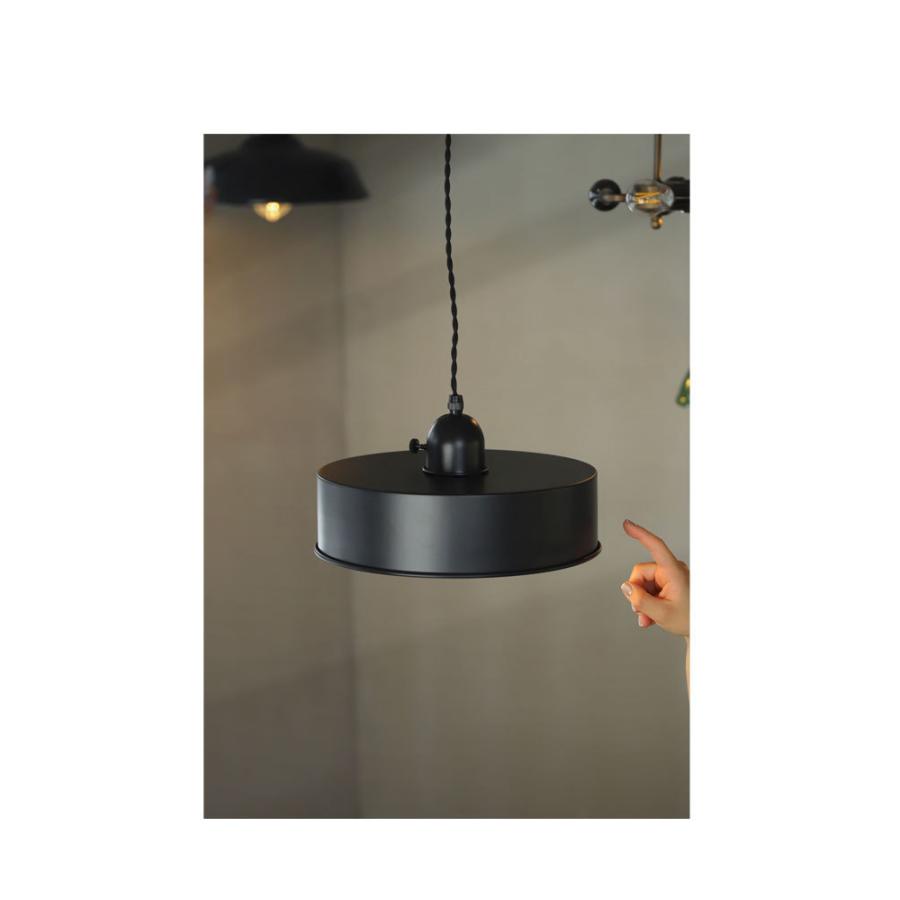 円形シェード スタンドライト ブラック シェード ブラック 黒 マット 円 丸 ライト 照明 天井照明