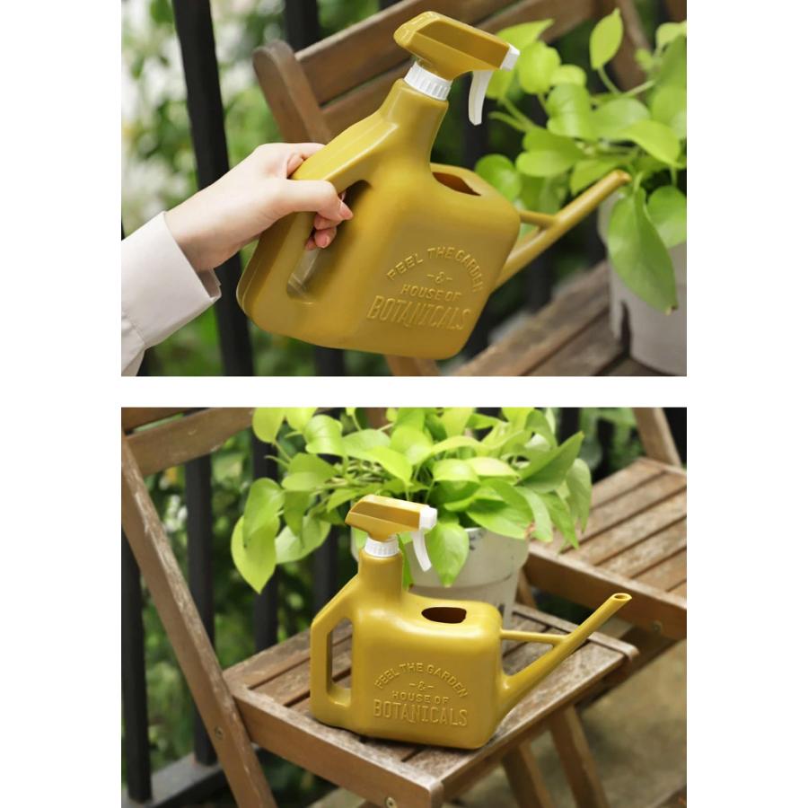 霧吹き付き2WAYジョウロ おしゃれ じょうろ 室内 園芸・再販。新色登場