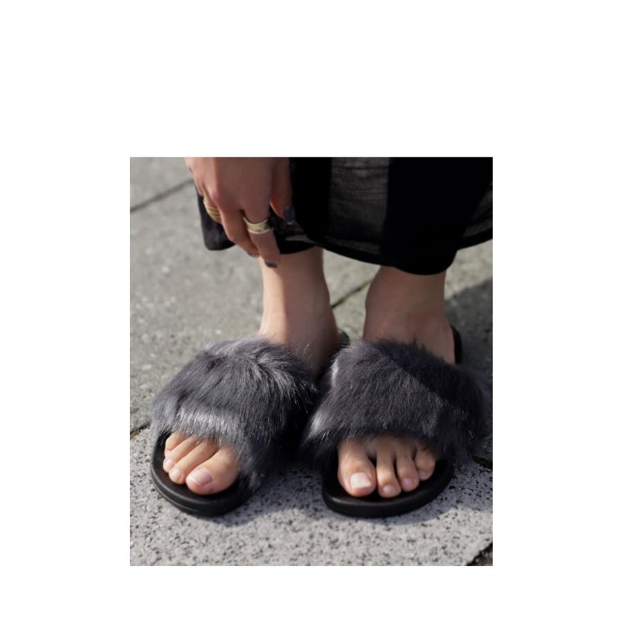 サンダル ファーサンダル レディース おしゃれ シンプル プレゼント